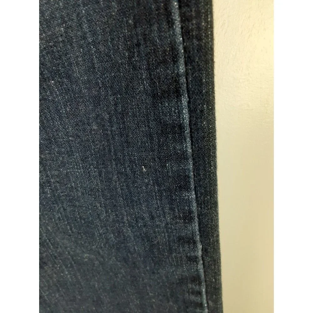 Levi's Girls 525 Straight Leg Perfect Waist Dark Wash Denim Blue Jeans 4M - Picture 8 of 8